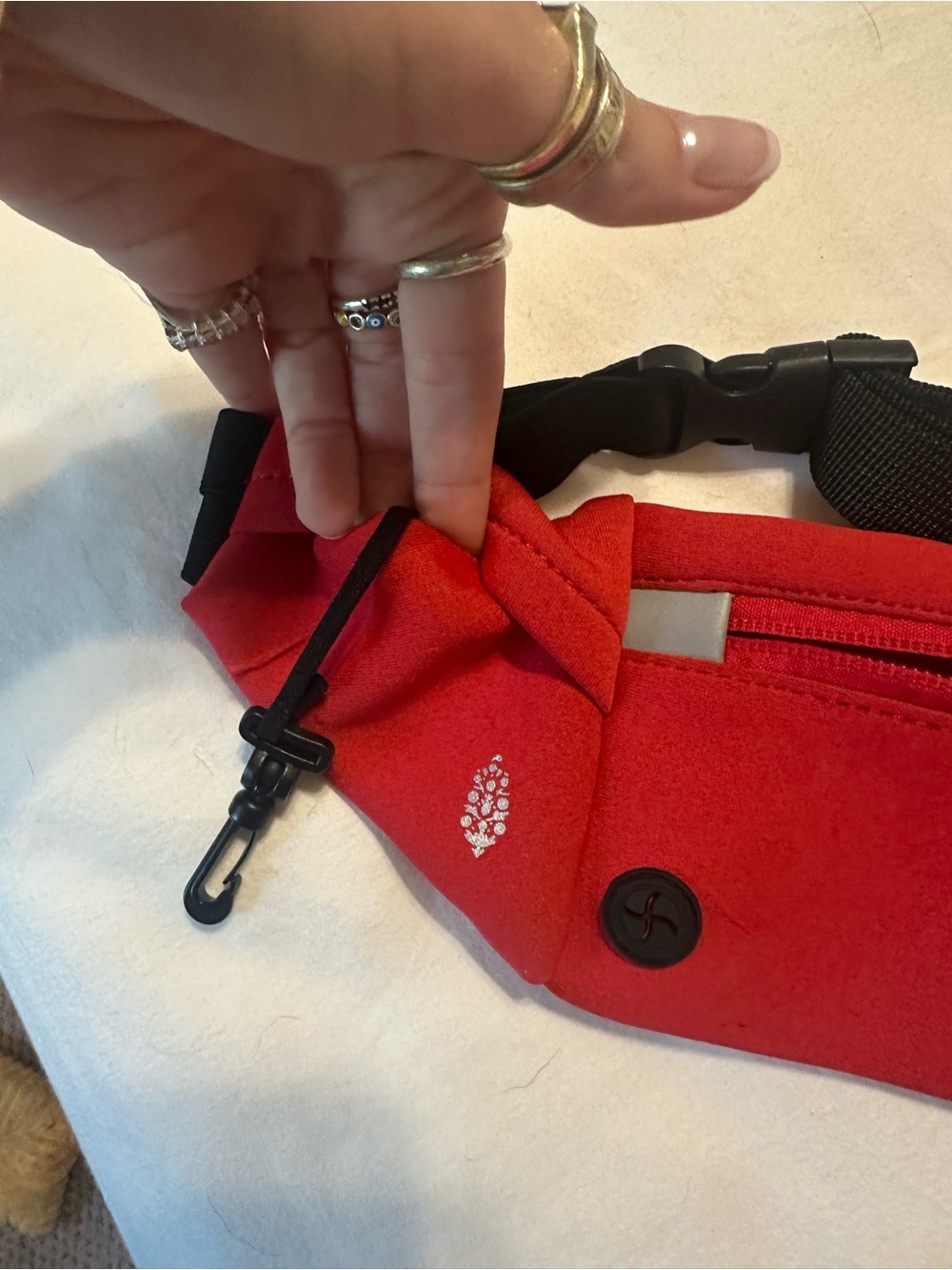 Free People Workout Belt in Red - Picture 3 of 7